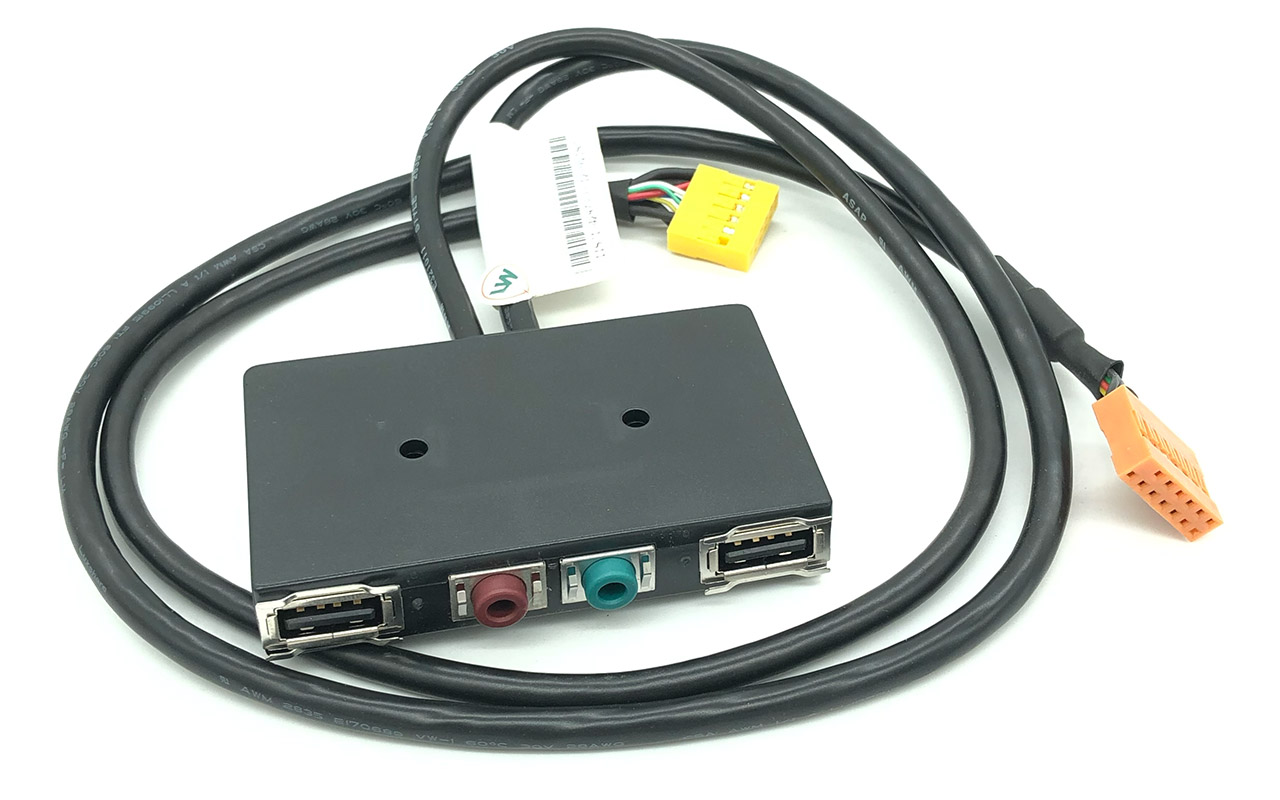 全新原装IBM Lenovo ThinkCentre M75e FRU 54Y9907 Front I/O cable 接口排线左右音频小板 FRONT USB AND AUDIO CONNECTORS