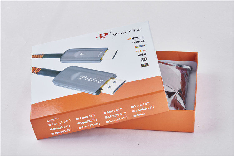 Кабель HDMI palic柏力 紫水晶8300高清线8k投影机视频2.1光纤hdmi带宽48g电脑