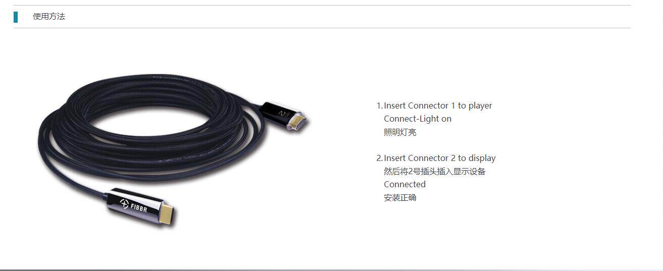 Кабель HDMI fibbr菲伯尔ultra pro/pure光纤hdmi线2.1版8k60hz高清10/15/20米