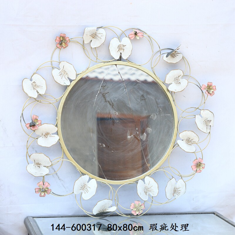 Декоративные зеркала 孤品集合-绝美设计独特造型彷铜铁艺木质雕花覆古装饰镜浴室挂镜