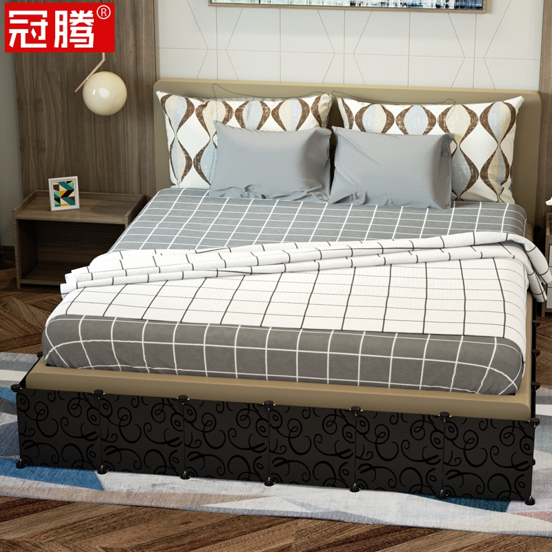 Bedside baffle blocking the bottom of the bed artifact anti-cat and dog universal edge strip dust-proof bedroom room bed gap clapboard
