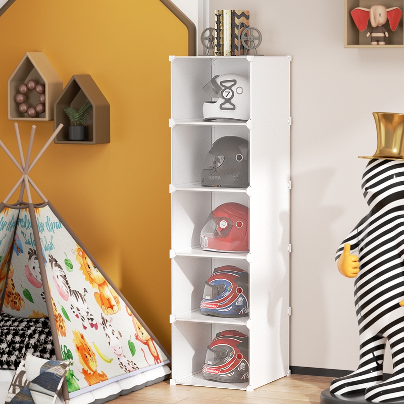 Electric vehicle helmet rack motorcycle hat cabinet household placement box landing dust-proof vertical transparent door display frame