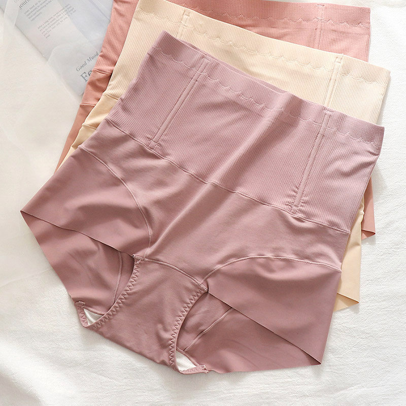 Large size bouquet underpants woman fat MM200 catty waist plastic waist not curled plastic type Modale cotton postpartum meme body pants