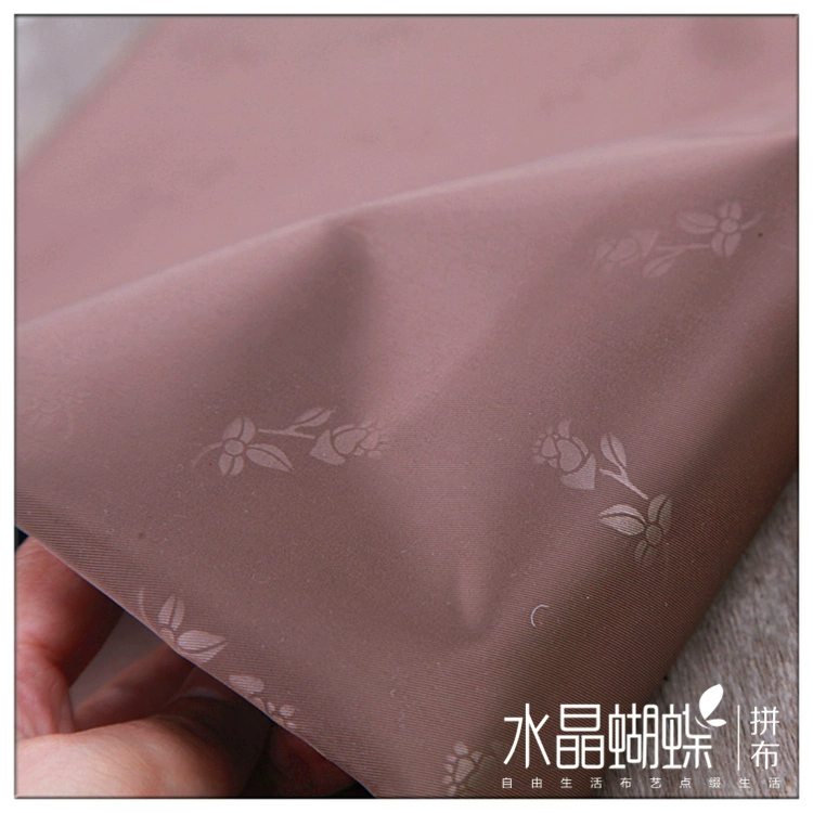 DIY vải thủ công, vải sợi hóa học dựa trên cà phê, vải polyester, túi, vải lót, vải trang trí vải da cá 100 cotton