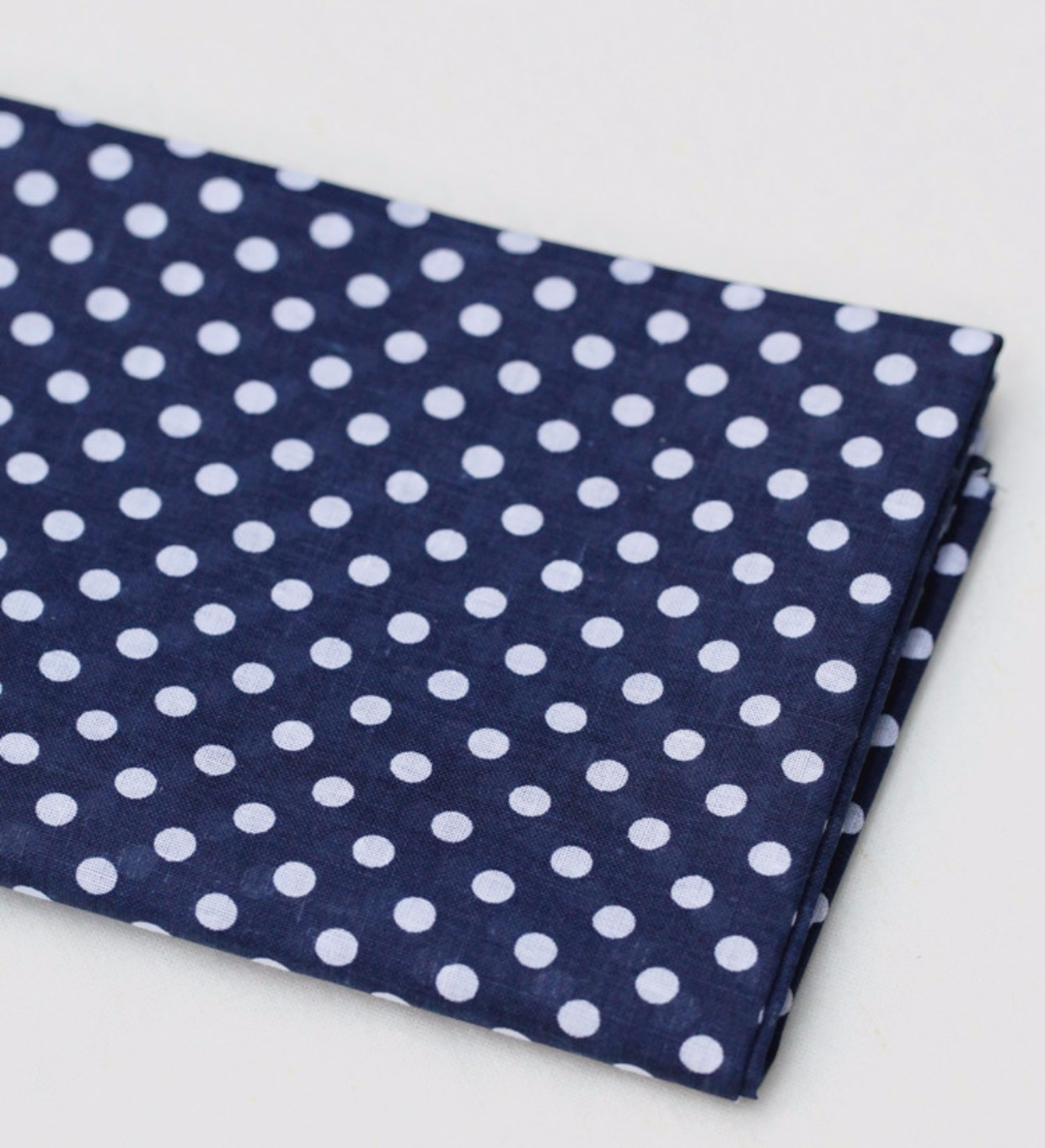 DIY vải bông thủ công vải cotton màu xanh hải quân bộ 25 * 25CM / 50X50CM vải tweet