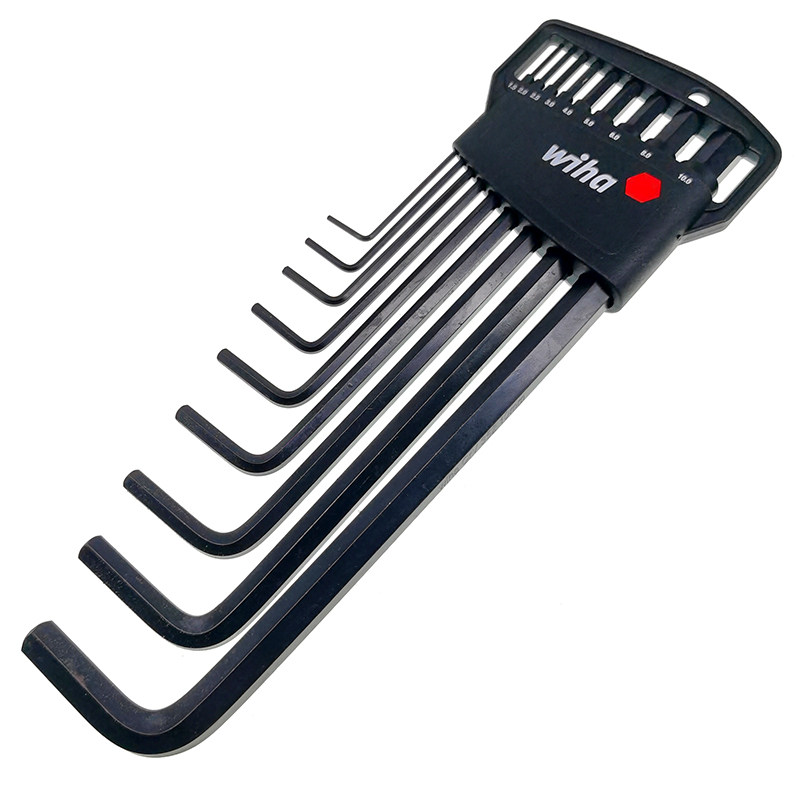 German WIHA metric extra length flat head hexagonal wrench screwdriver spoon 352H9B 1 5-10mm