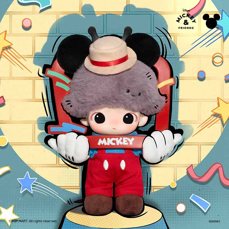 Popmart Dimoo World×Disney Series Vinyl Plush Keychain Blind Box Trendy Toy
