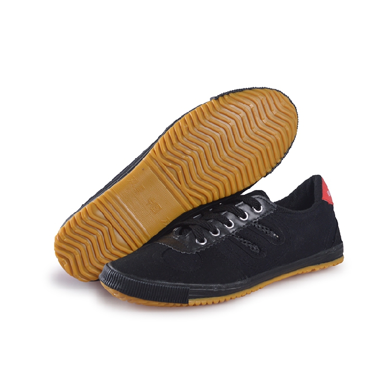 Đôi sao bóng chuyền giày trắng sneakers breathable giày vải không trượt gân dưới buổi sáng đào tạo giày sinh viên kiểm tra cơ thể theo dõi và lĩnh vực giày giày thể thao nữ màu đen