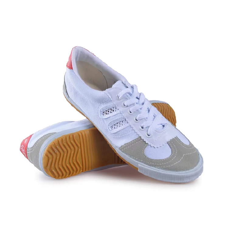 Đôi sao bóng chuyền giày trắng sneakers breathable giày vải không trượt gân dưới buổi sáng đào tạo giày sinh viên kiểm tra cơ thể theo dõi và lĩnh vực giày