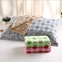 Một gối vài bông châu Âu cao cấp mềm mại 100% cotton lớn tử chính hãng đơn giản - Khăn gối khăn trải gối