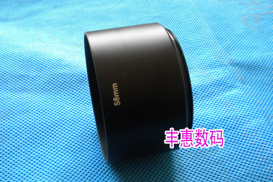 Medium-length charred metal shade 58mm applicable Canon Nikon Sony Binn wait for 58mm lens shade-Taobao