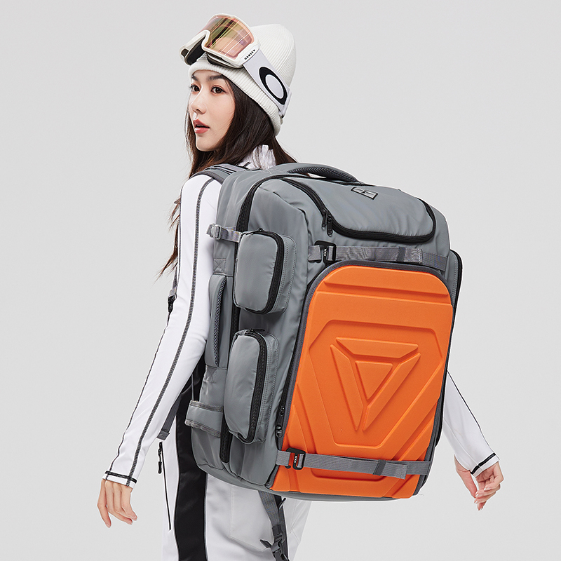 Xxxsnow Snowboard Backpack Double Shoulder Ski Shoe Bag Single and Double Board Bag Waterproof Ski Equipment Bag with Dry and Wet Separation Compartment