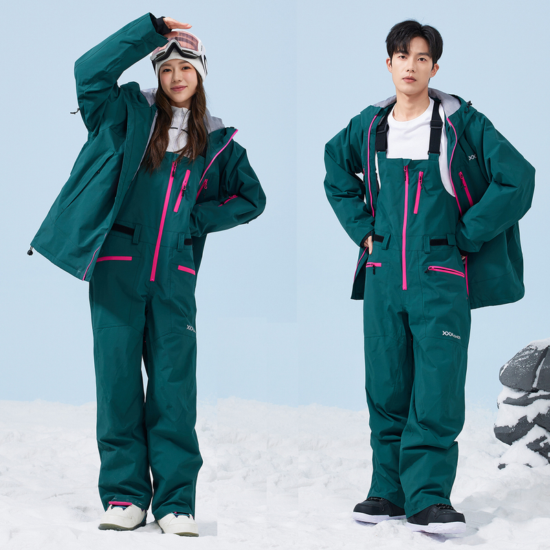 Xxxsnow Snowboard Bib Pants for Men and Women, Double-Board Waterproof Ski Suspenders Pants, Waterproof Thickened Snow Pants Xxxsnow Snowboard Bib Pants for Men and Women, Double-Board Waterproof Ski Suspenders Pants, Waterproof Thickened Snow Pants