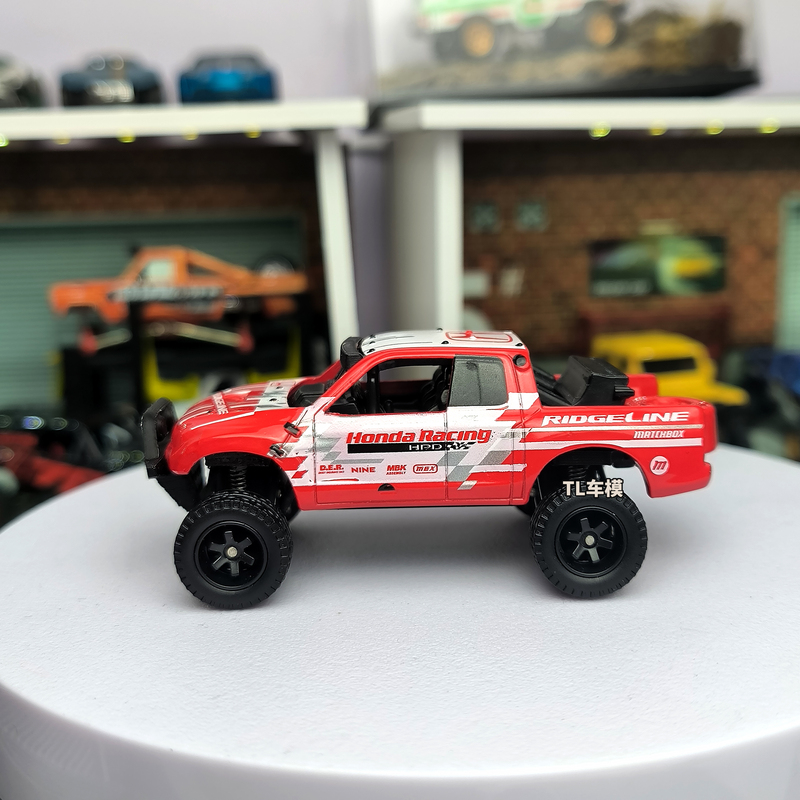 1:64 Hot Wheels Toyota Honda Rally Off-Road Pickup Baja Baja Model Car with Shock Absorber Modification