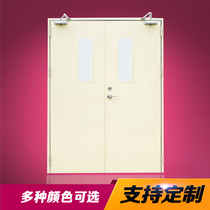 Factory direct grade A fire door Steel heat insulation fire door Channel door Pipe well door