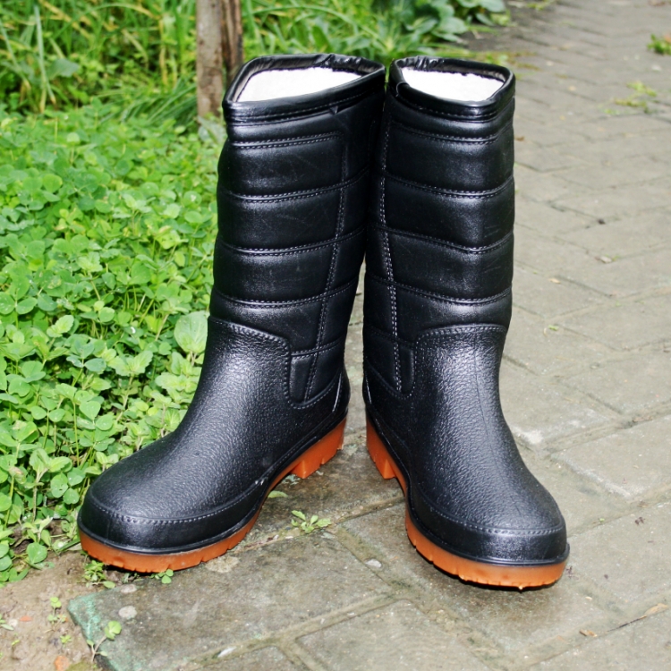Chaussures - bottes caoutchouc homme pour hiver - semelle tendon - Ref 972812 Image 22