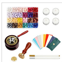 Hot paint seal set fire paint wax heating stove spoon paint pen plus envelope fire paint seal accessories gift bag