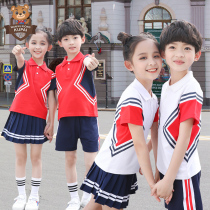 Sports new kindergarten Garden uniforms primary school uniforms for children red and white men and women performance uniforms summer suit