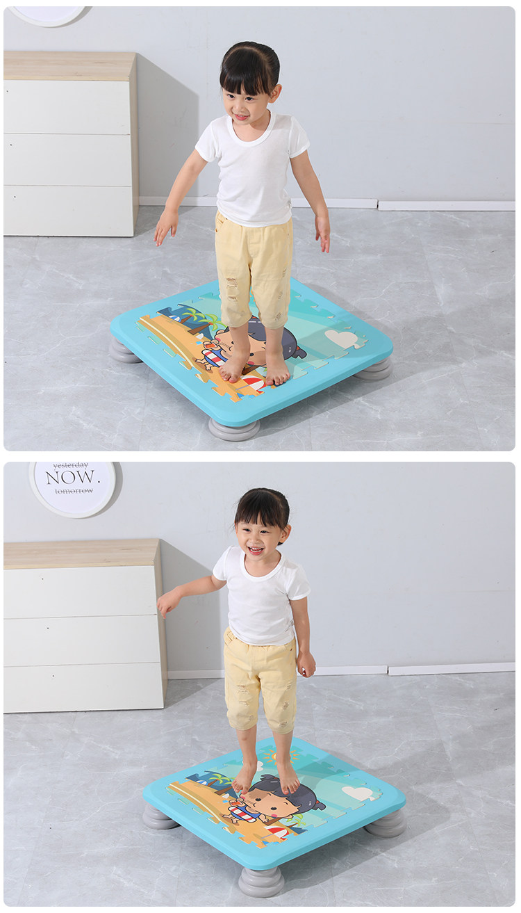 Батут 方形卡通跳床感统儿童弹跳蹦床运动训练助长神器跳高长高跳跃玩具