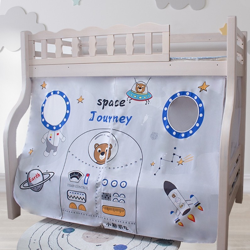 Children's upper and lower bunk new mosquito net game tent home bed high and low bed mother bed 1 2 meters 1 5m