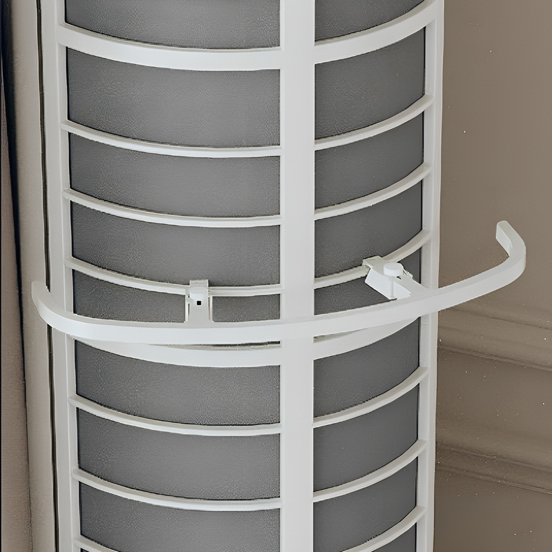 Suitable for Meiling Air Conditioner Anti-Suction Curtain Bracket, Cylindrical Curtain Barrier for Air Inlet, Cabinet-Type Round Vertical Model, Changhong Kelon