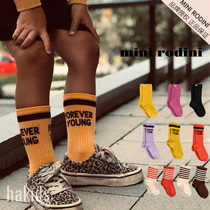 888 season end spot Mini Rodini19 Autumn and winter children wool socks Girls tube socks Pile socks