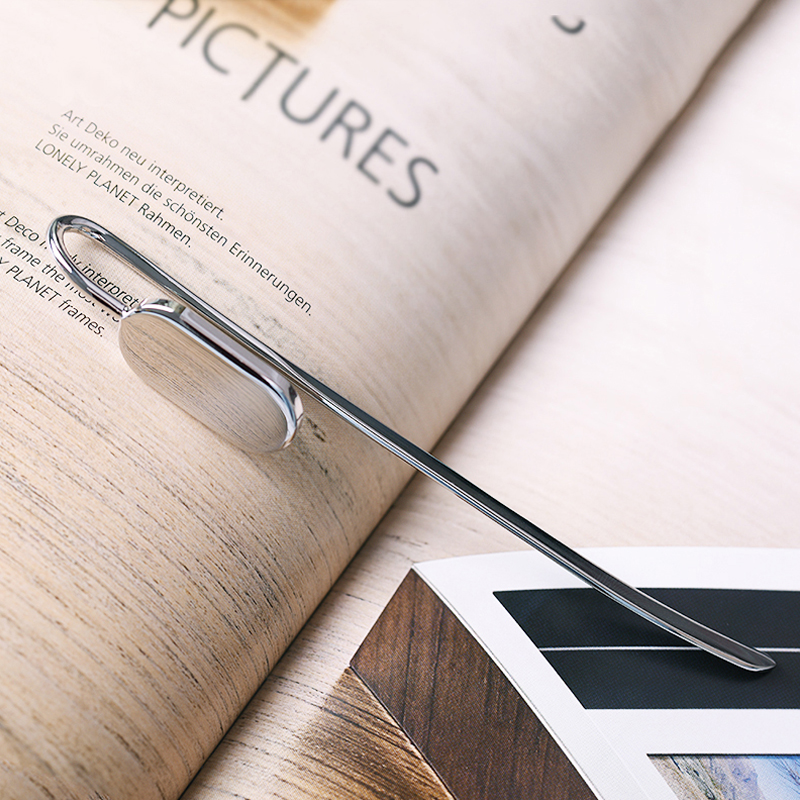 German philippi swan neck bookmark metal creative custom high-end bookmark lettering Chinese style classical gift