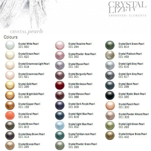 Специальное предложение DIY Аутентичное австрийское 5810 Crystal Pearl 6mm Page 100 159-539 Страницы 1
