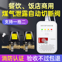 Gas alarm commercial gas tank safety valve automatic closing shut-off valve liquefied gas propane leak alarm