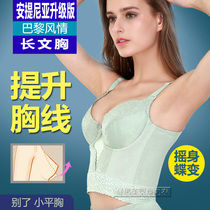 Antinia body manager body shaping long bra cover Paris style to close the pair of milk gathered beauty body clothing mold