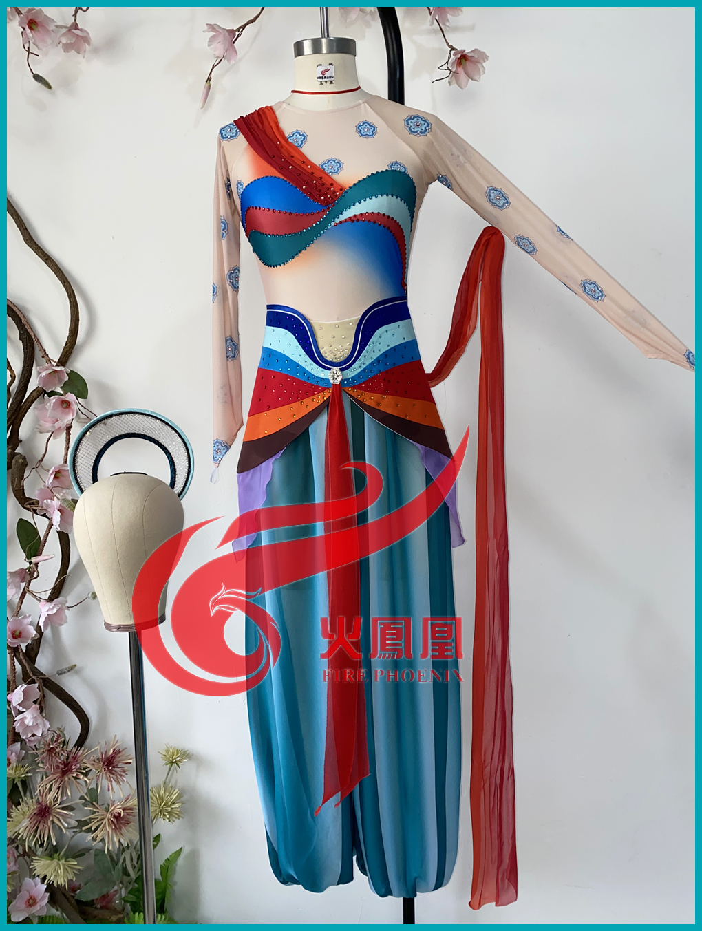12th Peach Plum Cup Beijing Dance Academy Refined class Dunhuang dance style class dance costume art design