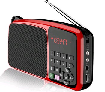 SAST chenko 201 radio MP3 elderly mini small sound card sound box portable music player