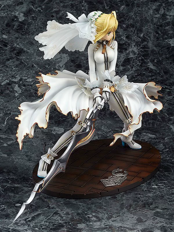 Te stay night Seba 3 thế hệ 4 thế hệ CCC Váy cưới cô dâu SABER Nero tay Z16 - Capsule Đồ chơi / Búp bê / BJD / Đồ chơi binh sĩ mô hình one piece luffy