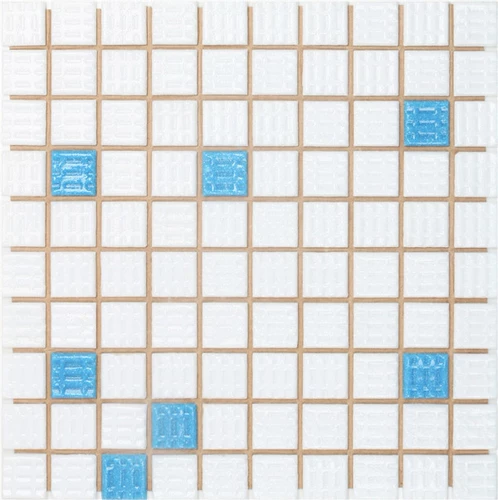 Baijiatian Blue Смешанная стеклянная мозаика Внешняя стена мозаика мозаика Tianshuan