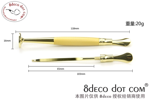 Подлинная 8deco 2016 Новая легендарная серия Congrave Spoon Отрезание -Fire Off -Flames, сигареты, металлическое тумановое золото