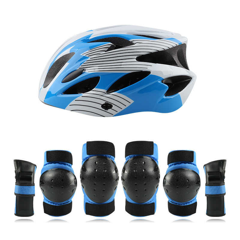 Wheel Slip Protective Gear Children's Kit Equipped Full Suit Safety Helmet Skateboard Balance Car Sports Kneecap Riding Ice-Proof Ice Skating