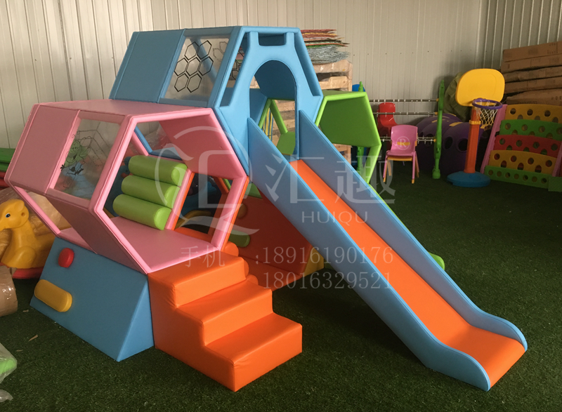 Taiwan's early education software combined slide-ladder honeycomb slide ladder climbing fitness training body suitable for parent-child sensory integration training