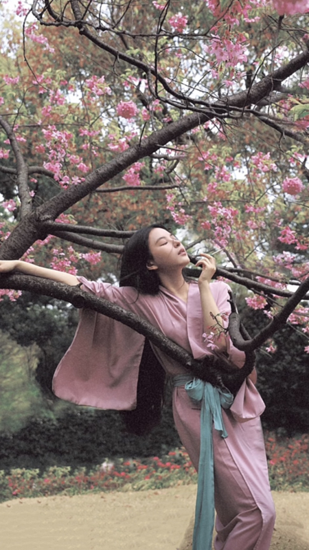 Original Matte Anti-Plagiarism Design of the Female Character Kim Min-Hee from the Drama "Miss Korea": Pajamas, Bathrobe, Dress, Dressing Gown, Japanese-Style Kimono, Yukata