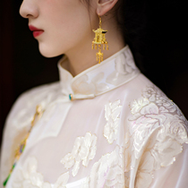 Jinxie Xiangluo summer thin style one city wind Catkins Chinese retro style no province manual disc buckle short sleeve ancient cheongsam