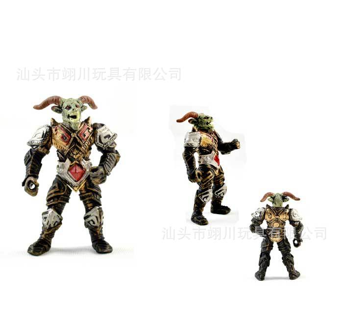 Puzzle lắp ráp một nửa orc mô hình tĩnh đồ chơi ma thuật quái vật vũ khí mô hình mô hình đồ chơi cao cấp