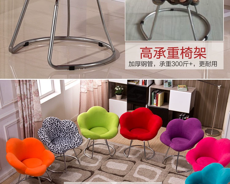 Giải trí sofa đơn lười vải sinh viên ghế tựa lưng tối giản hiện đại ban công tháo lắp và rửa nhà ghế máy tính - Ghế sô pha