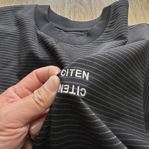 Advance Tube Network! Japanese Style Summer Citen Stripesd Loose Round Neck Japanese Style T-Shirt for Men and Women