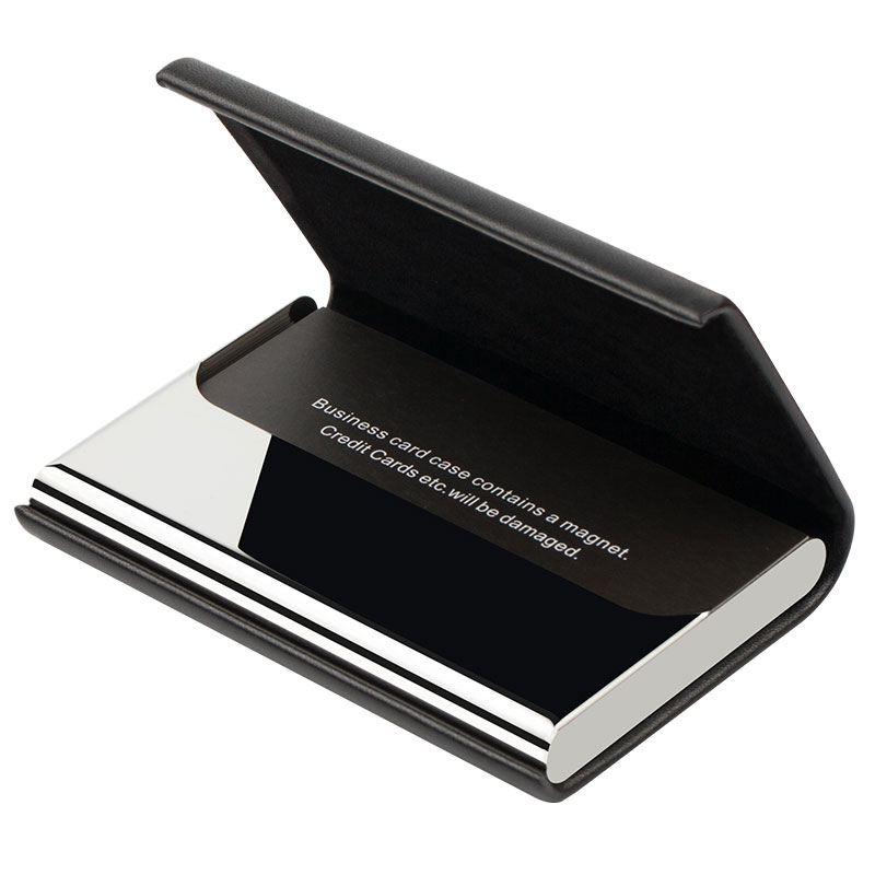 German EHRENMANN Name Sheet Clips Men Business Genuine Leather Name Sheet Box Women Ultrathin Card Case Card Case Stainless Steel