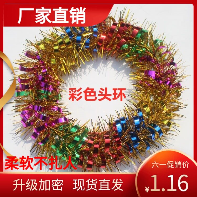 Children's dance wrist flower sports meeting garland head flower performance performance plate hair accessories hair ring head ring cheerleader hand flower