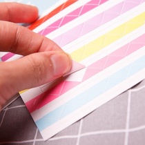 Photo sticker hot stamping corner stickers 1020 hand account adhesive corner stickers corner hipster corner anti-roll fixed foot stickers