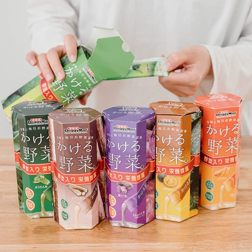 Японская собака Ману Овощные домашние животные вознаграждение собак закуски щенков Шиба Ину смешивание влажных зерен, чтобы добавить воду витамин