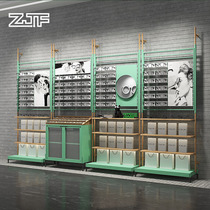 Crowns Workshop ZJF Glasses Shop Counter Display Cabinet Nordic Wind Shop Design With Lamp Sun-sunglasses Shelf Custom