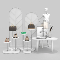 Crowdsmiths Workshop ZJF Clothing Shop Shop Window Display Props Shoe Store Display Rack Bag Shop Small Shelving Display Shelf Custom-made