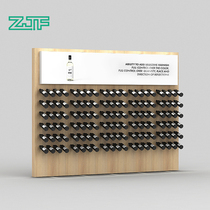 Crowdsmiths Workshop ZJF Wine Red Wine Shelf Creative Show Shelf By Wall Shelf Bar Wine Cabinet Wine Rack Display Shelf D4