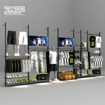 Crowdsmiths Workshop ZJF Clothing Tide Shop Iron Art Show Shelf Brief Modern Display Shelf New on Wall Shelf